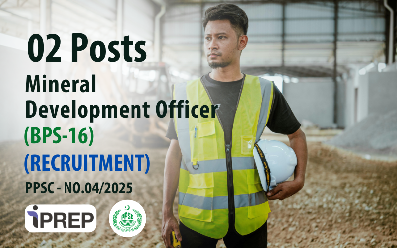 Mineral Development officer │ BPS-16 │ PPSC