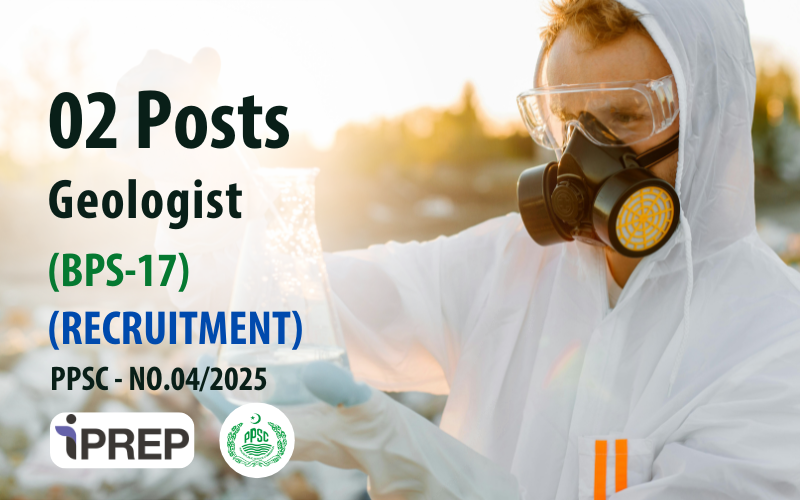 Geologist │ BPS-17 │ PPSC