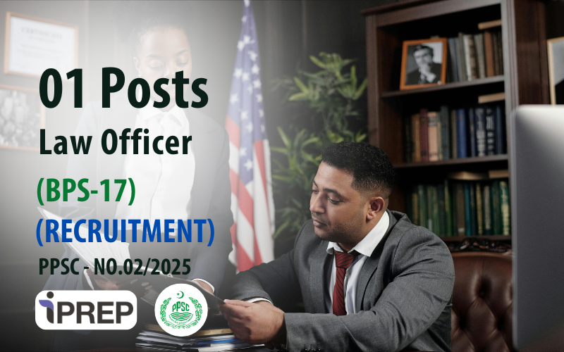 Law Officer │BPS-17 │PPSC